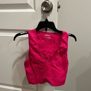 GARAGE Hot Pink Cute Crop Top